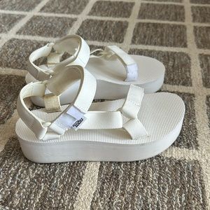 TEVA Women’s Flatform Universal Sandal - Bright White